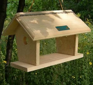 Coveside Conservation Wooden Bluebird Feeder-Hang Or Post-Mount