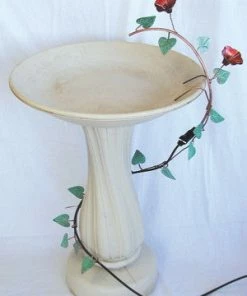 Birds Choice Ivy Leaf Copper Bird Bath Dripper