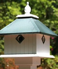 The Birdhouse Chick Carriage House-4 Nest Vinyl Birdhouse