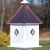 Fancy Home Copper Roof Birdhouse 28x10- 4 Portals