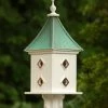 The Birdhouse Chick Copper Roof Birdhouse 28x12- 8 Portals