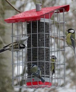 Peanut Feeders Nuttery Tall Caged Feeder