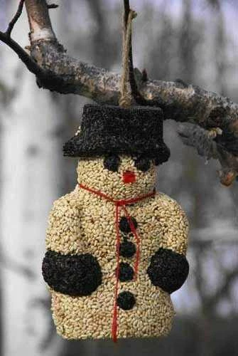 Pine Tree Farms Big Snow Man BirdSeed Treat Specialty Foods & Mealworms