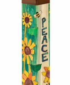 Studio M Peace Pedestal Bird Bath- Retired Design Staked & Pedestal Bird Baths