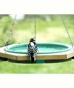 Looker Classic Hanging Wood Bird Bath