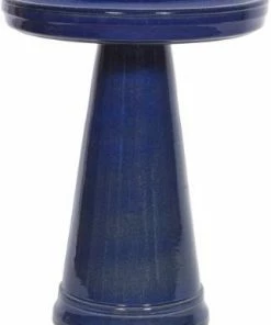 Burley Clay Staked & Pedestal Bird Baths Simple Elegance Pedestal Bird Bath- 5 Colors