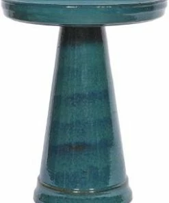 Burley Clay Staked & Pedestal Bird Baths Simple Elegance Pedestal Bird Bath- 5 Colors