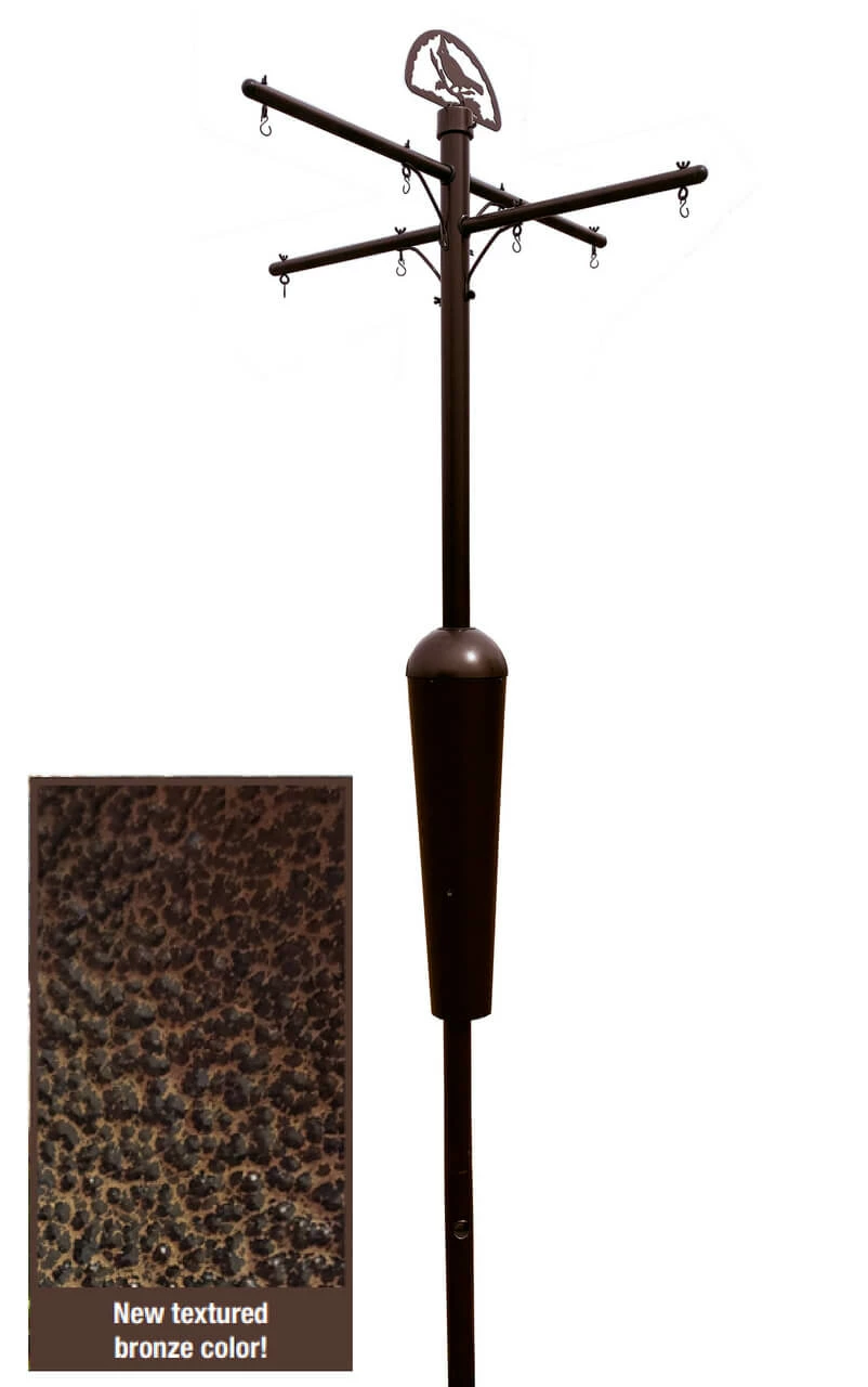 Liberty Pro Squirrel Stoppers Feeder Poles & Brackets Squirrel Stopper 8-Arm Bird Feeder Pole