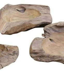The Birdhouse Chick Home & Garden Accents Natural Teak Root Bowls- 2 Sizes