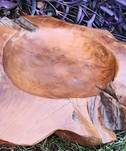 The Birdhouse Chick Home & Garden Accents Decorative Teak Wood Bowls