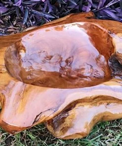 The Birdhouse Chick Home & Garden Accents Decorative Teak Wood Bowls