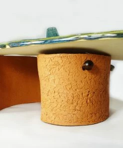 Amaranth Stoneware Toad Houses Stoneware Leaf Toad House