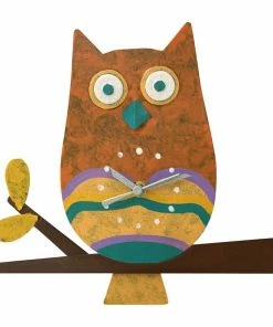 Oxidos Wise Owl Pendulum Clock