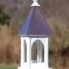 The Birdhouse Chick Copper Roof Bird Feeders Copper Roof Bird Feeder Large Opening - 28x8