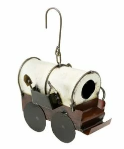 Scotts Unique Birdhouses Covered Wagon Birdhouse