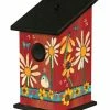 Studio M Unique Birdhouses Daisies And Sunflowers Vinyl Birdhouse