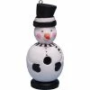 Bobbo Snowman Wooden Birdhouse