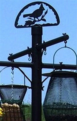 Liberty Pro Squirrel Stoppers Feeder Poles & Brackets Squirrel Stopper 8-Arm Bird Feeder Pole